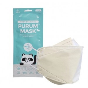 [韓國KF94級] 韓國 Purma KF94 4層立體口罩/ 白色 (1個 獨立包裝)